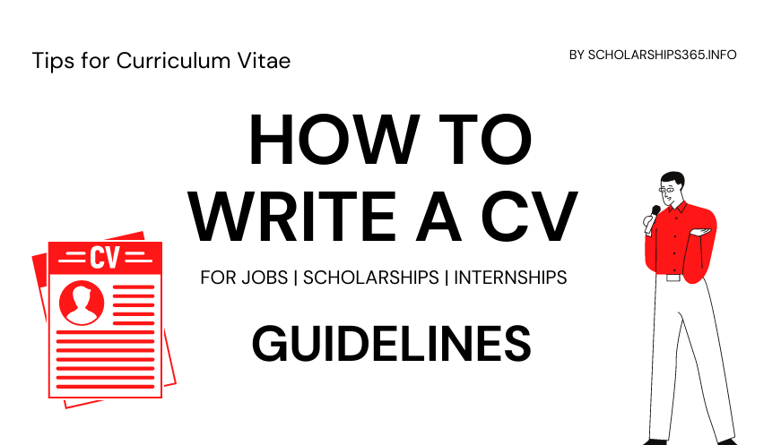 How to write Curriculum Vitae, CV